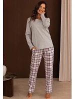 Pyžamo Regina 4028 s dlhými rukávmi, veľkosti M–2XL, Z26 Pyžamo Regina 4028 s dlhými rukávmi, veľkosti M–2XL, Z26