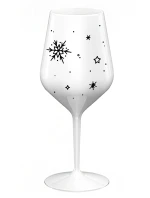 ZIMĚNKA - bílá nerozbitná sklenice na víno 470 ml