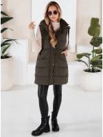 Dámska prešívaná vesta TOLIS zelená FashionStreet TY3299