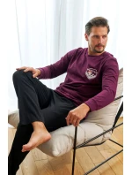 Pánske pyžamo 7139 víno plus - Doctornap