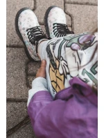 Dziecięce Botki Brokatowe We Wzory Wielokolorowe Reggie