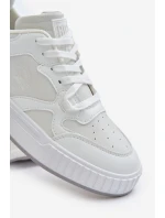 Sneakersy Męskie Z Eko Skóry Big Star OO174003 Białe
