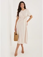 Šaty MI SK A5449.92 svetlo béžové