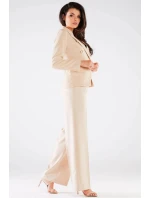 Dámske nohavice A442 Béžová - Awama