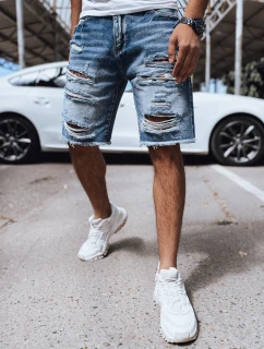 FashionStreet pánske modré džínsové šortky SX2163