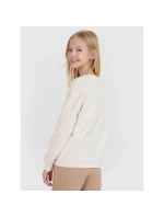 Dievčenské nadrozmerné hladké šaty s dlhým rukávom 4F 4FJWSS25TLONF377-12S