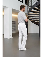 Daiber JN 874 Pánske pracovné polo z bio piqué 02.0874 biele