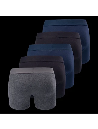 Pánske boxerky RAVOR 5PACK čierno-modrá kombinácia – Martes Pánske boxerky RAVOR 5PACK čierno-modrá kombinácia – Martes