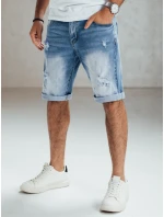 Pánske modré džínsové šortky FashionStreet SX2560