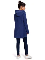 B131 Sveter s vysokým golierom - indigo B131 Sveter s vysokým golierom - indigo