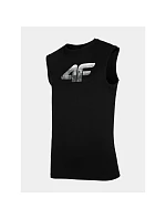Pánske tričko bez rukávov 4F 4FWSS26TSLEM357-20S