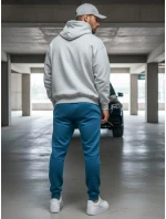 Modré pánske tepláky FashionStreet UX3632