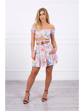 Púdrovo ružová kvetinová sada Púdrovo ružová kvetinová sada