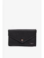 Kabelka Clutch Peněženka 2v1 S Odnímatelným Páskem Černá Pauline