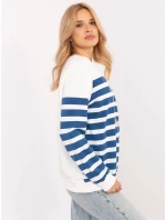 Blúzka CLM BZ 1261.34 bielo-modrá