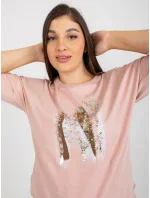 Blúzka RV BZ 8182.03X svetlo ružová