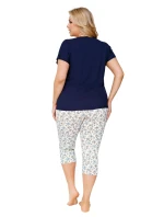 Pyžamo Aria Plus tmavo modré - Donna