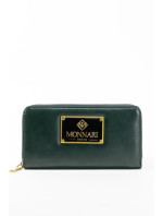 Monnari Peňaženky Klasická dámska peňaženka so vzorom Zelená