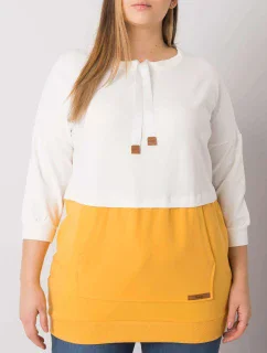 Mikina RV BL 6845.51P biela a žltá