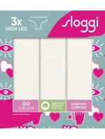 sloggi GO Crush High leg C3P - BIELA - SLOGGI BIELA - SLOGGI
