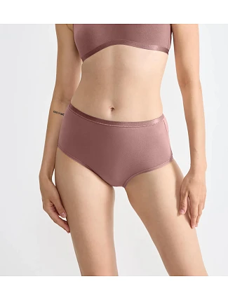 Sloggi GO Daily Cotton - 3× vysoké nohavičky z brúsenej organickej bavlny Sloggi