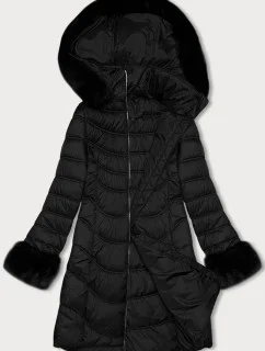 Dámska prešívaná bunda J Style čierna (11Z8092)