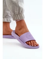 Damskie Klapki 4FMM00FFLIF045-52S Fioletowe