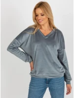 Mikina RV BL 8441.07P sivá