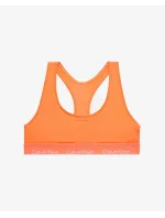 Športová podprsenka QF1659E-6TQ oranžová - Calvin Klein