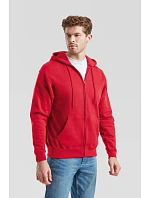 Fruit of the Loom Classic Hooded Sweat Jacket Mikina s kapucňou 16.2062 čierna