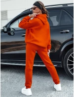 KSENIIA PREMIUM dámska tepláková súprava v oranžovej farbe FashionStreet AY1095