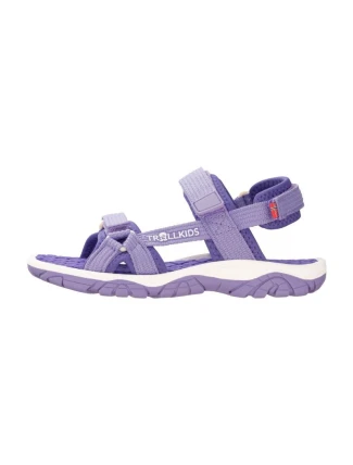 Detské športové sandále pre chlapcov/dievčatá Trollkids Kids Oslofjord Sandal lilac (268-118)