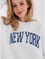 WT BL mikina A1062.29 svetlo šedá