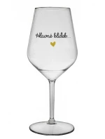 HLAVNĚ KLÍDEK... - čirá nerozbitná sklenice na víno 470 ml HLAVNĚ KLÍDEK... - čirá nerozbitná sklenice na víno 470 ml