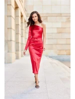 Večerné šaty SUK0438 červené - Roco Fashion