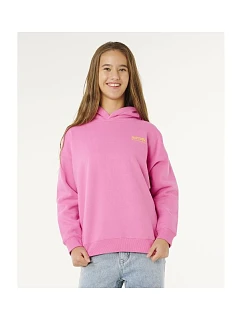 Dievčenská mikina RIP CURL Surf Puff Hood-Girl, ružová