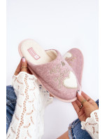 Dámske klasické zateplené papuče Pink Mabira