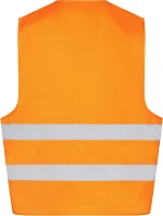Daiber JN 815 Bezpečnostná vesta pre dospelých 02.0815 fluorescenčná oranžová