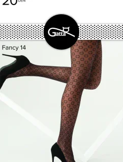 Gatta Fancy 14 20 DEN farba:nero