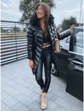 Dámska prešívaná bunda JASMIN black FashionStreet TY2944
