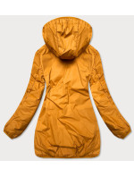 Dámska obojstranná bunda v horčicovej farbe (H1038-37)