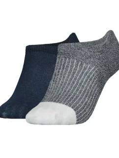 Dámske ponožky Footie 2P RIB MOUL 701222652002 - Tommy Hilfiger