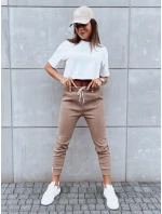 Dámske tepláky LUNASLEEP camel FashionStreet UY1650 Dámske tepláky LUNASLEEP camel FashionStreet UY1650