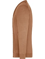 Daiber JN 661 Pánsky pletený sveter s výstrihom do V 02.0661 camel