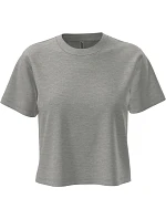 Next Level Apparel N 7610 Ťažký dámsky crop top 08.7610 heather grey