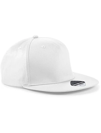 Beechfield B 610 5-panelová snapbacková čiapka 53.0610 biela Beechfield B 610 5-panelová snapbacková čiapka 53.0610 biela