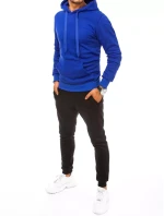 FashionStreet pánska modro-čierna tepláková súprava AX0629