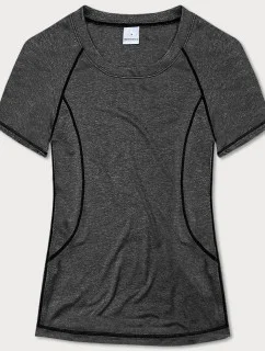 Dámske športové tričko v grafitovej farbe (A-2158)