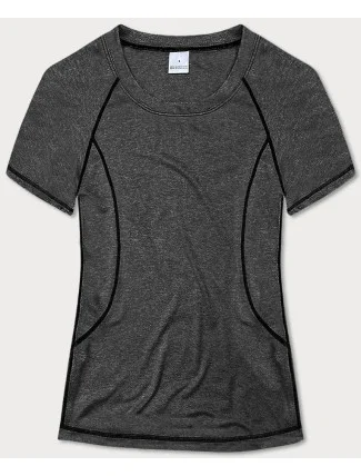 Dámske športové tričko T-shirt v grafitovej farbe (A-2158) Dámske športové tričko T-shirt v grafitovej farbe (A-2158)