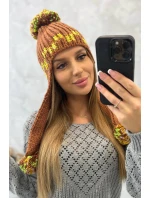 Dámska ušianka Nadia K321 camel